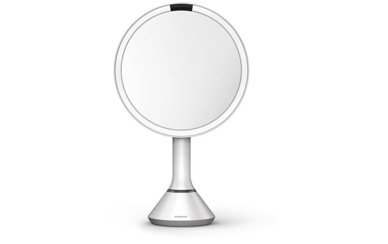 Simplehuman, Kosmetikspiegel mit Sensor Tou 5-fach Vergrösserung, Helligkeit verstellba