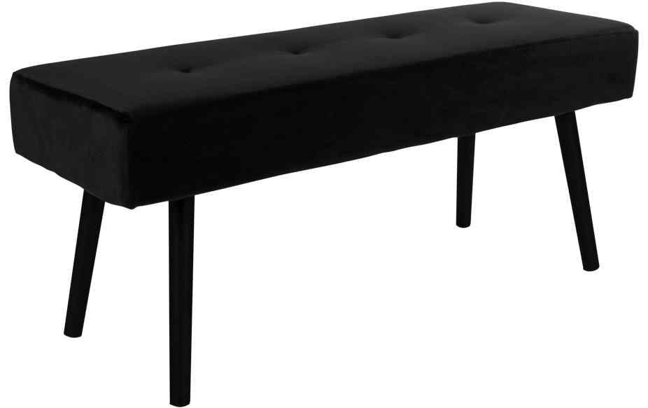 House Nordic Sitzbank Skiby 100 x 44 cm, Schwarz