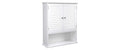 Vasagle Wandschrank, Weiss, Doppeltür Weiss 60x20x70 cm Mitteldichte Holzfaserplatte (MDF), Grundmaterial: Holz