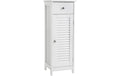 Vasagle Schrank, MDF Weiss 32x87x30 cm Mitteldichte Holzfaserplatte (MDF), Grundmaterial: Holz