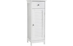 Vasagle Schrank, MDF Weiss 32x87x30 cm Mitteldichte Holzfaserplatte (MDF), Grundmaterial: Holz