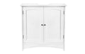 Vasagle Waschbeckenschrank Weiss 60 x 60 x 30 cm Mitteldichte Holzfaserplatte (MDF), Grundmaterial: Holz