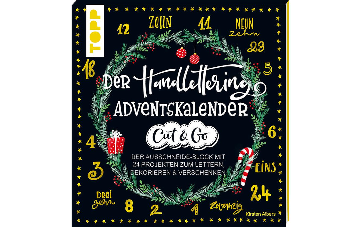 Frechverlag Adventskalender Handlettering
