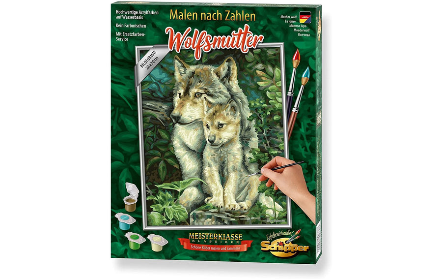Schipper Malen nach Zahlen Wolfsmutter