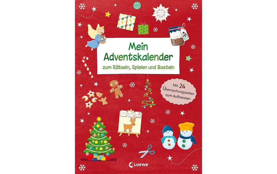 Literatur diverse Adventskalender-Buch zum Rätseln, Spielen und Basteln
