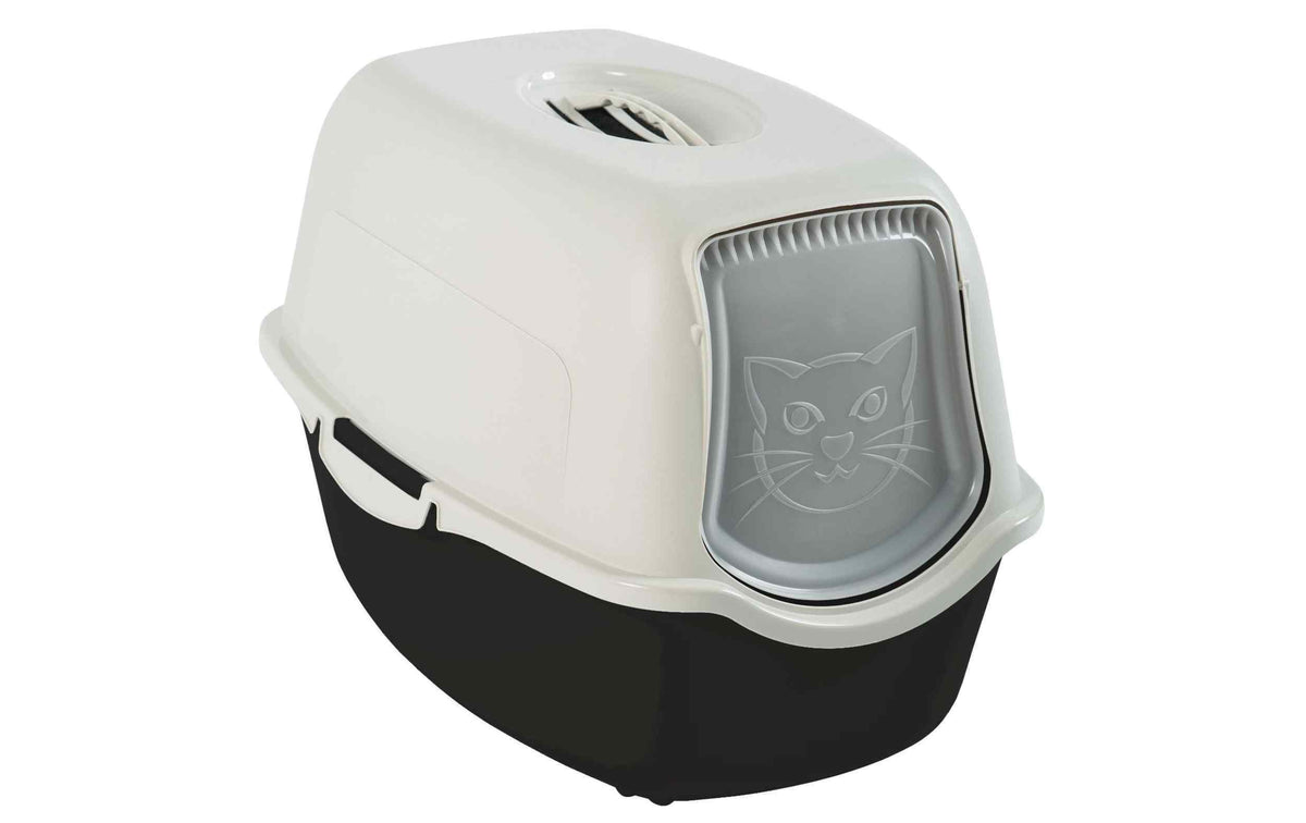 Rotho Katzentoilette Bailey Eco, Sand – Schwarz