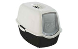 Rotho Katzentoilette Bailey Eco, Sand – Schwarz