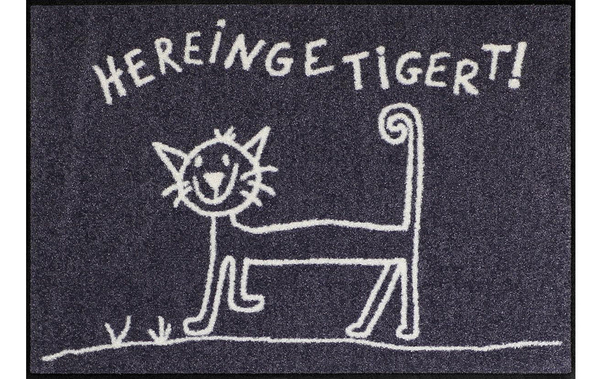 Salonlöwe Hereingetigert  Fussmatte