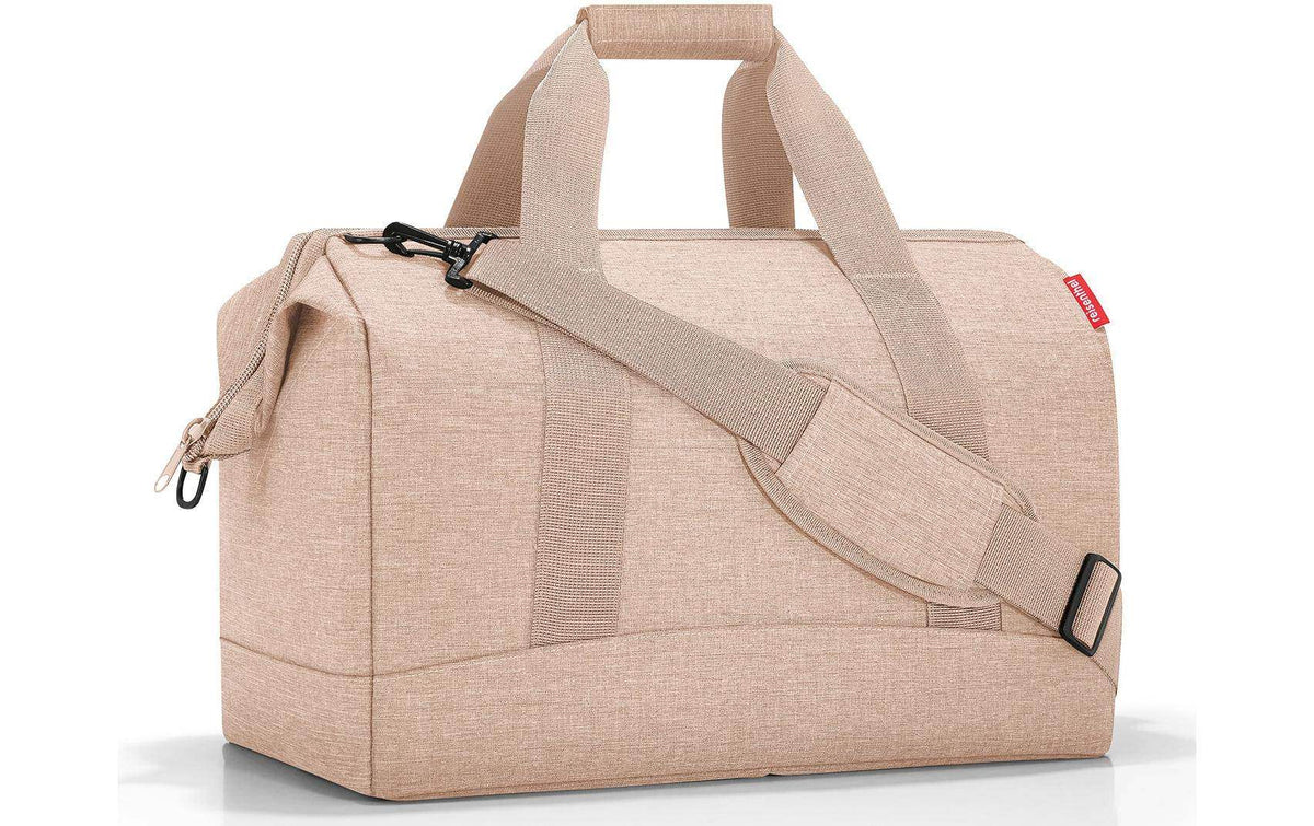 Reisenthel Umhängetasche Allrounder L in Beige mit Tragegriffen und verstellbarem Schultergurt