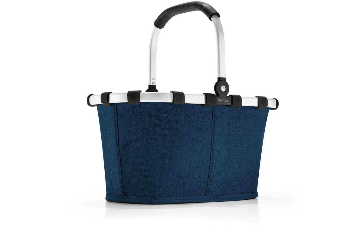 Reisenthel Carrybag XS Mini in Dunkelblau mit silbernem Klappgriff