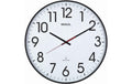 MAUL Wanduhr MAULclimb, Weiss-Schwarz D: 47cm , T: 5.5 cm, Funkuhr