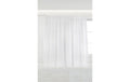 Casa Leon Tagvorhang mit Faltenband Wiola 300 cm x 245 cm, Weiss