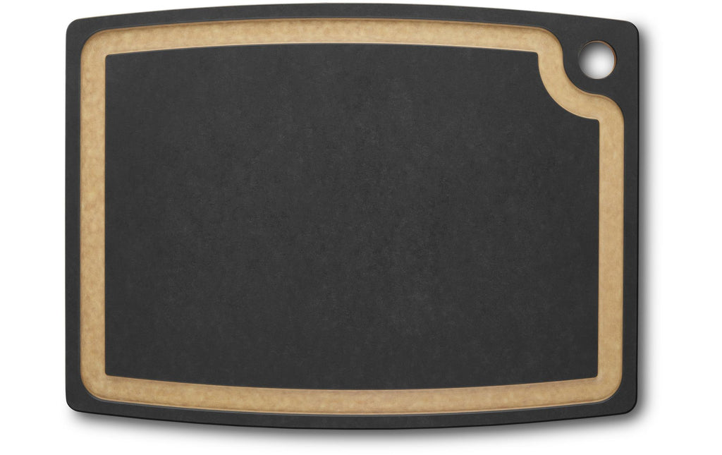 Victorinox Schneidebrett Kitchen Saftrille, 44.4 cm x 33 cm, Schwarz