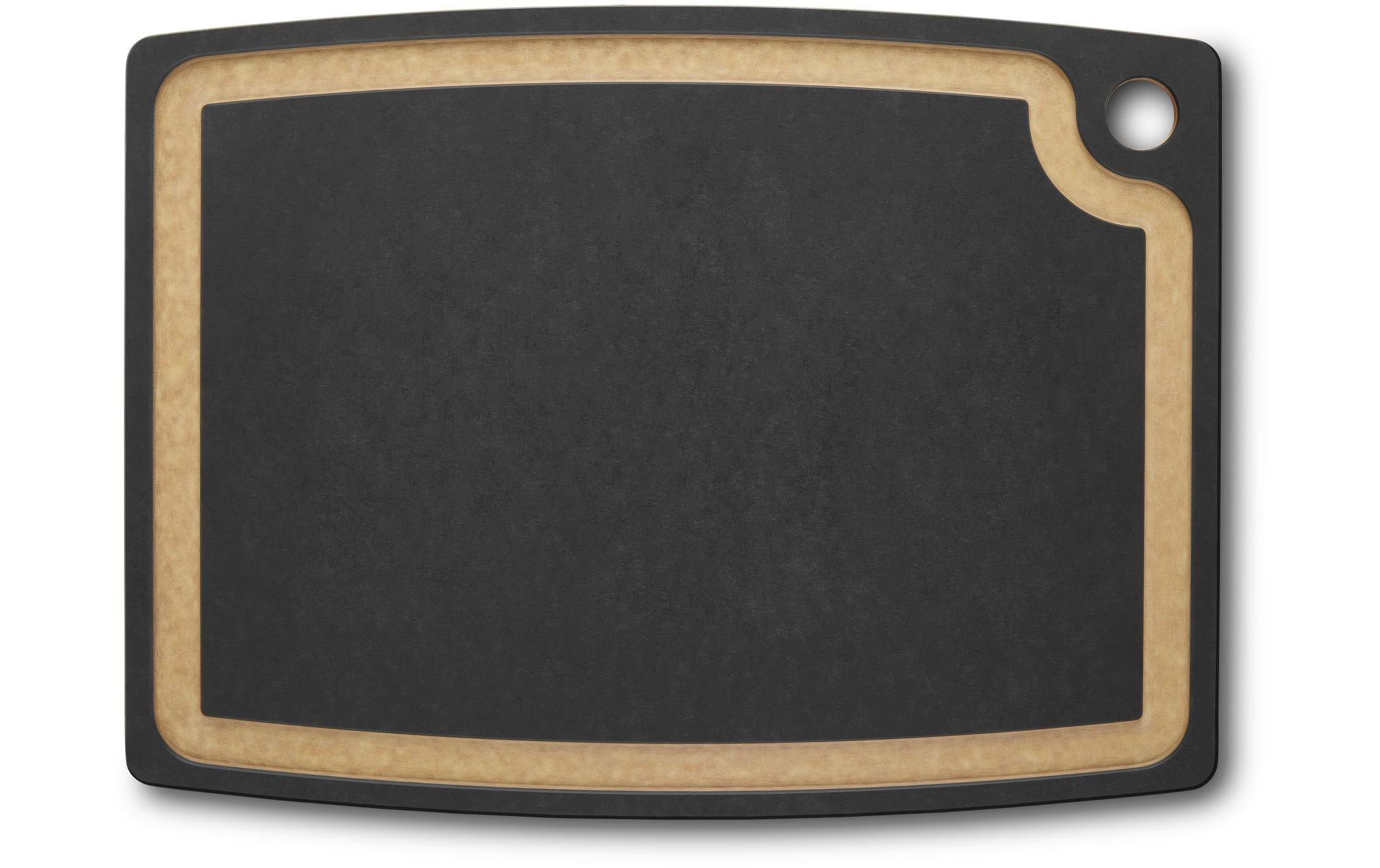Victorinox Schneidebrett Kitchen Saftrille, 44.4 cm x 33 cm, Schwarz