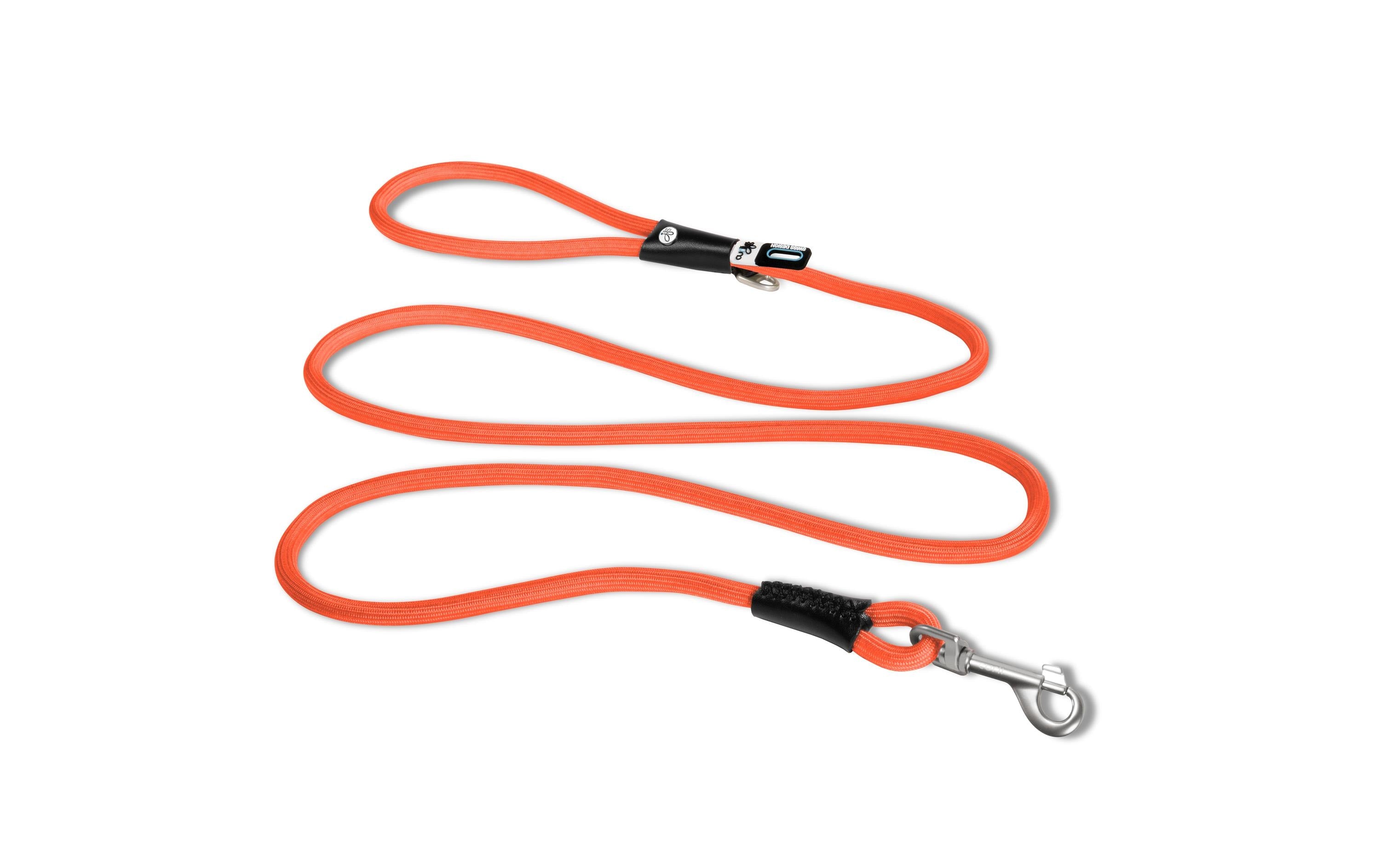 curli Hundeleine Stretch Comfort Sun Orange ø 8 mm / 1.8 m