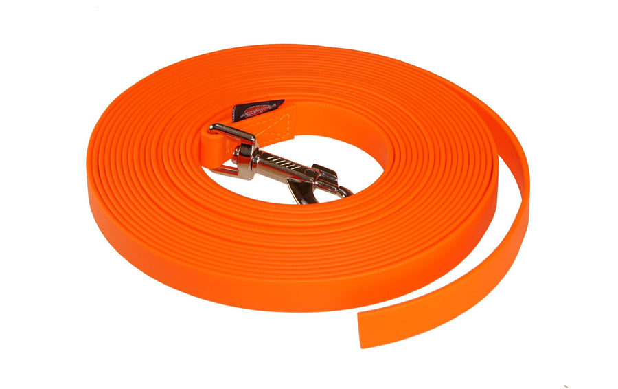 Grossenbacher Schleppleine Biothane, / 16 mm, Orange