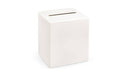 Partydeco Hochzeitsaccessoire Kartenbox Uni 24 x 24 x 24 cm, Weiss