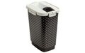Rotho Tierfutterbehälter Flo, 4.1 l, Schwarz / Weiss