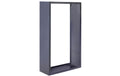 Kaminholzregal Metall schwarz 94x35x149 cm für Innen- und Außenbereich Garteneinrichtung Innovesta