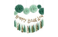 I AM CREATIVE Girlande Birthday Gold/Mint