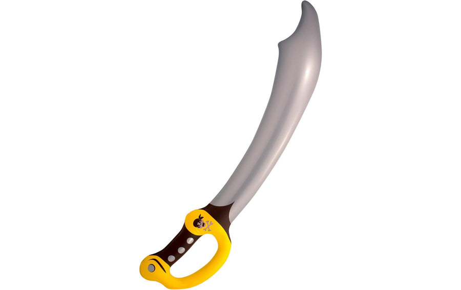 Folat Aufblasbares Accessoire Piratenschwert Silber/Gold