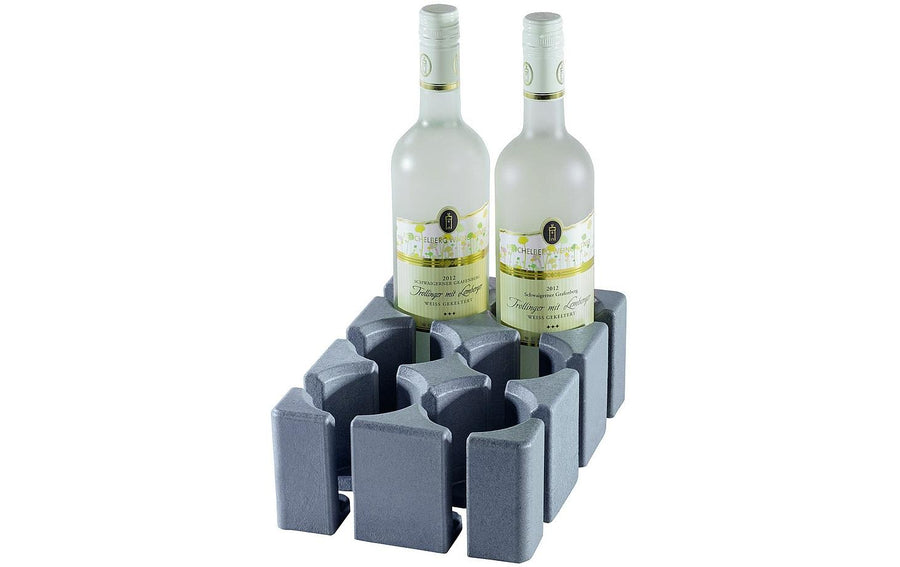 purvario Glas-/Tassen- und Flaschenhalter hoch 6-teilig
