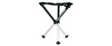 Walkstool Dreibeinhocker Comfort 45 cm Schwarz/Silber