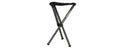 Walkstool Dreibeinhocker Aluminium Schwarz/Grau 50 cm Sport & Freizeit > Camping > Camping Zubehör Walkstool