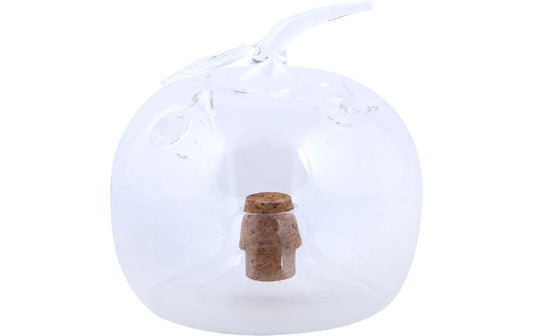 Esschert Design Insektenfalle in Apfelform aus Glas mit Korkverschluss