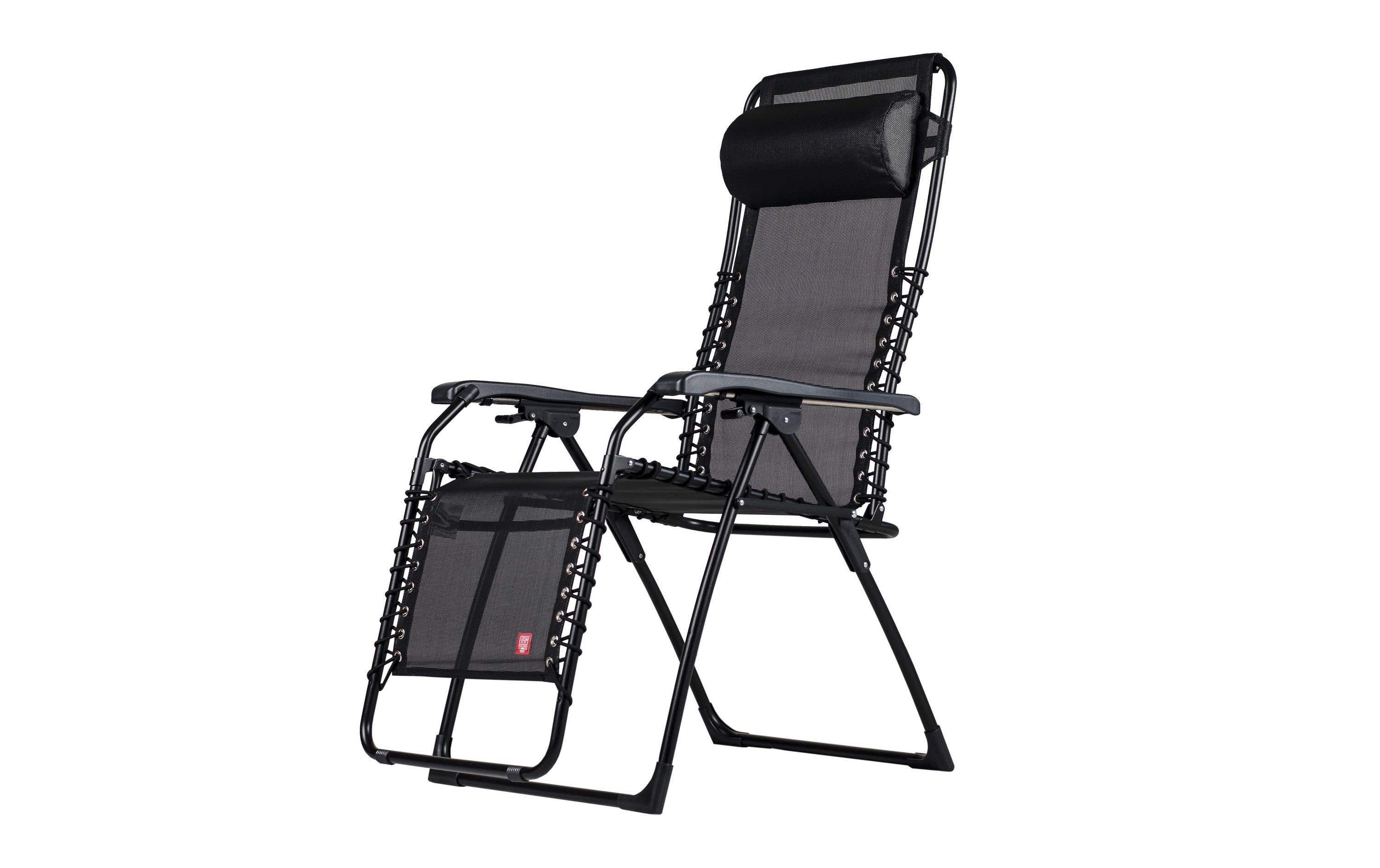 FIAM Relaxsessel Movida 129TX Klappstuhl Schwarz Metall Garteneinrichtung FIAM