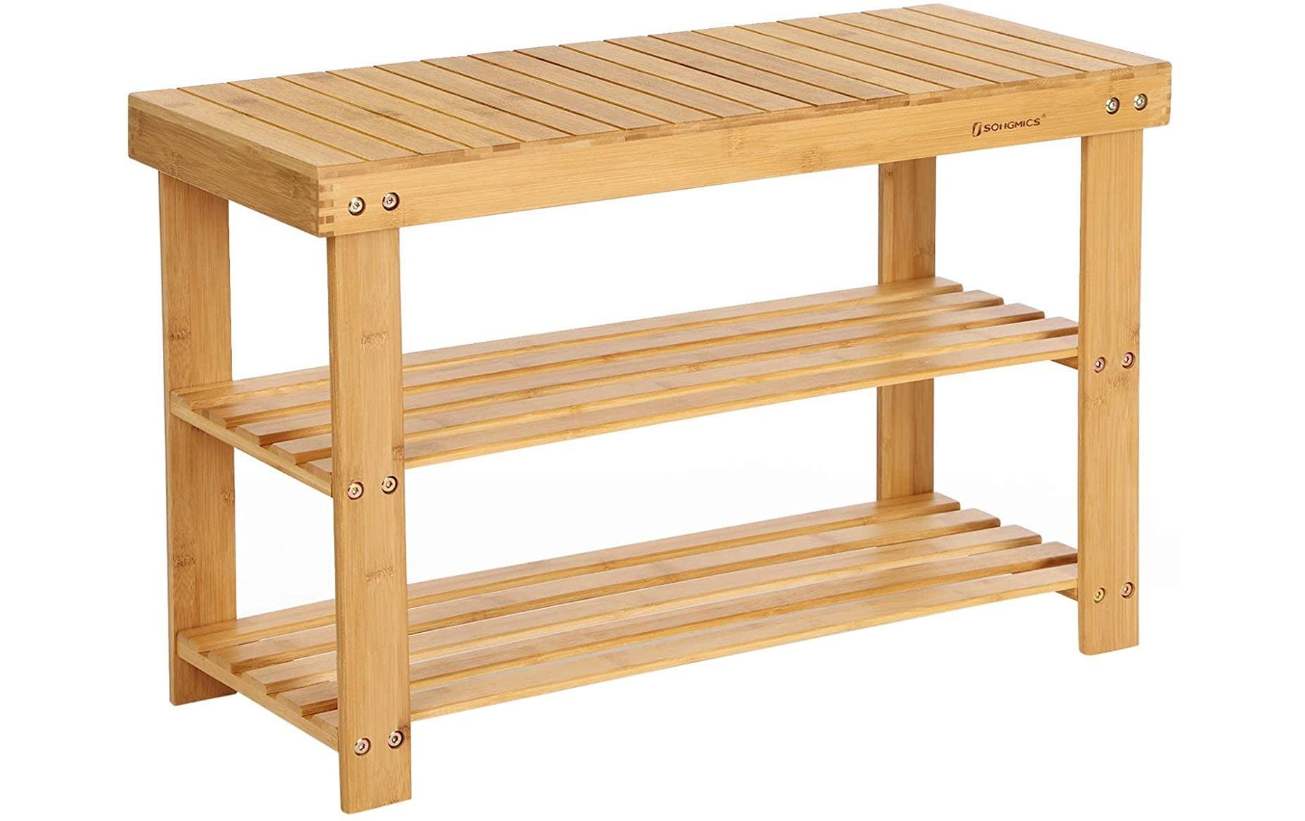 Songmics Schuhgestell aus Bambus/Natur