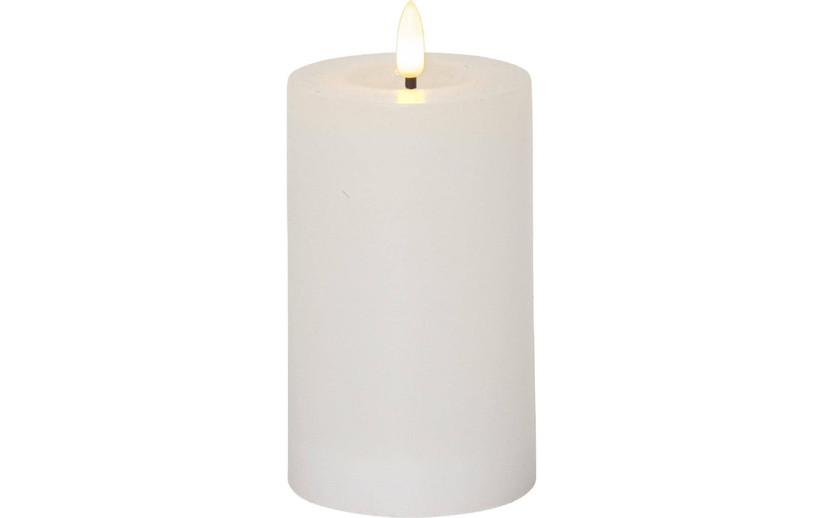 Star Trading LED-Kerze Pillar Flamme Flow, 17.5 cm, Rot