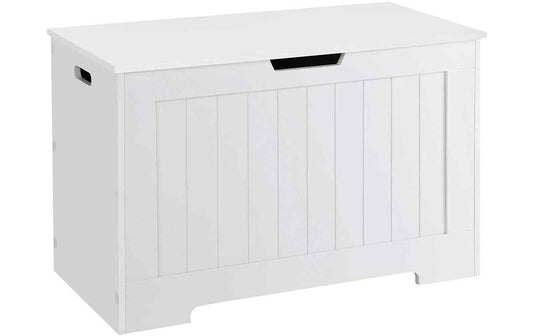 VASAGLE Holztruhe 76 x 48 x 40 cm Weiss