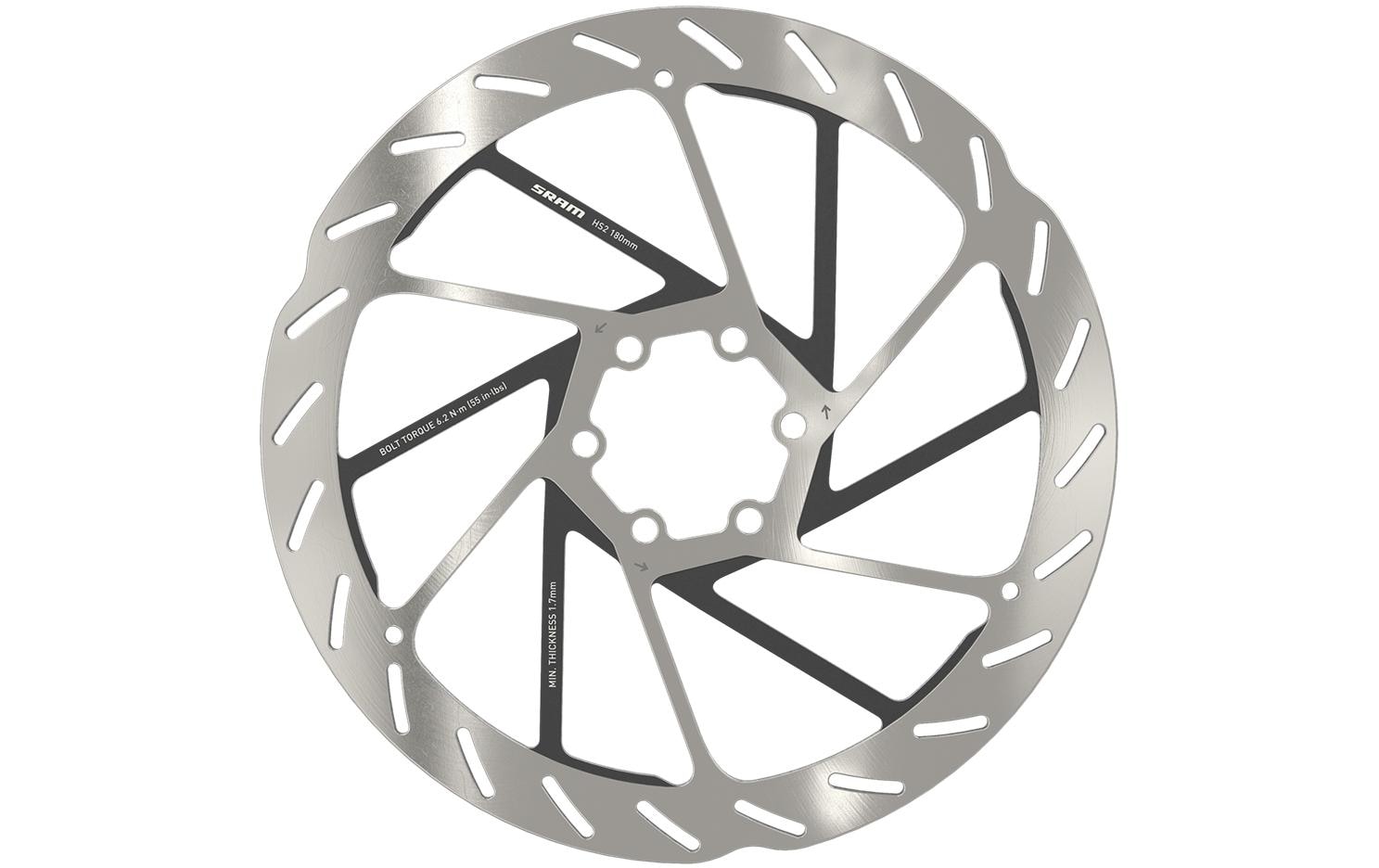 Sram Bremsscheibe HS2 200mm 6-bolt abgerundet