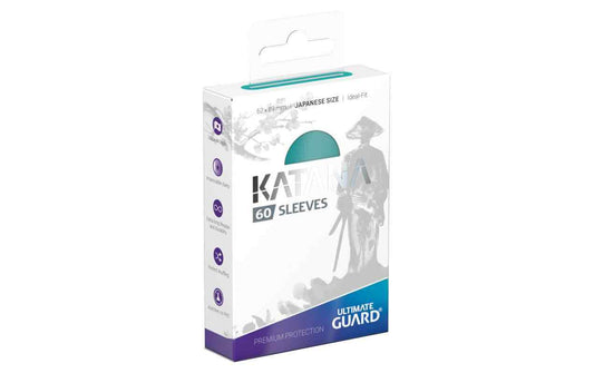 Ultimate Guard Kartenhülle Katana Sleeves Japanische Grösse Türkis 60