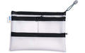 HERMA Etui Mesh Bag A5, 14 x 21.7 cm, Schwarz/Weiss