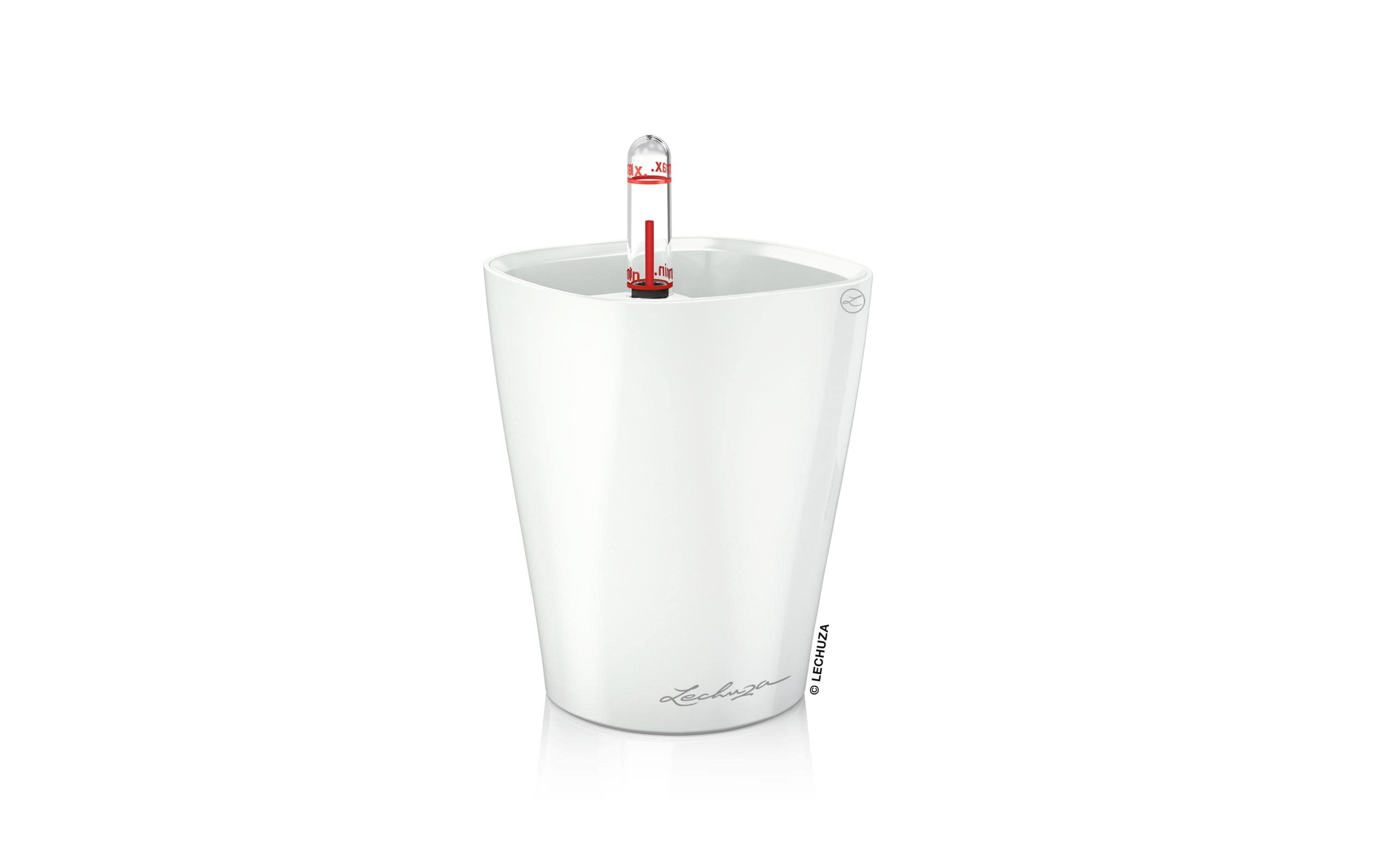 Lechuza Kräutertopf Mini Deltini Premium Hochglanz Weiss Garten & Outdoor > Pflanzen > Pflanzengefäße Lechuza