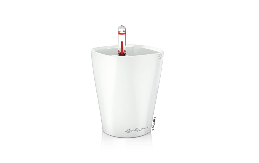 Lechuza Kräutertopf Mini Deltini Premium Hochglanz Weiss Garten & Outdoor > Pflanzen > Pflanzengefäße Lechuza