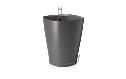 Lechuza Kräutertopf Deltini Premium Anthrazit metallic
