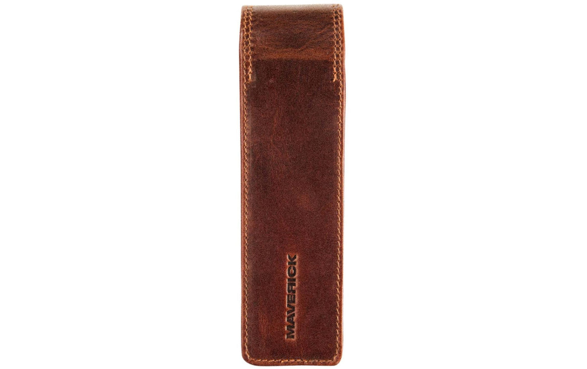 Maverick Etui Original für 2 Schreibgeräte 4 x 15 cm, Braun