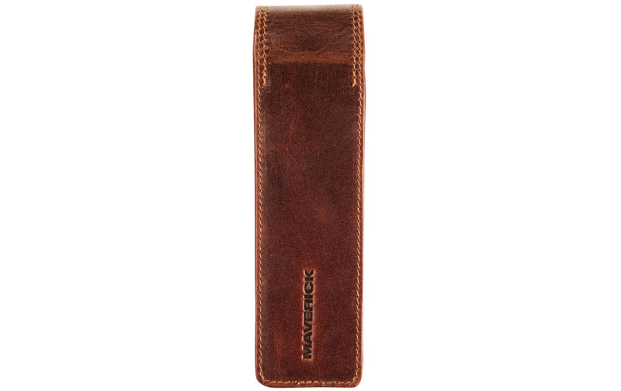 Maverick Etui Original für 2 Schreibgeräte 4 x 15 cm, Braun