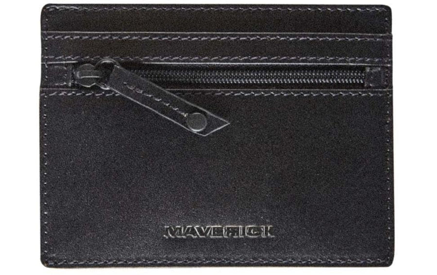 Maverick Portemonnaie All Black 11.5 x 8.7 cm, Schwarz