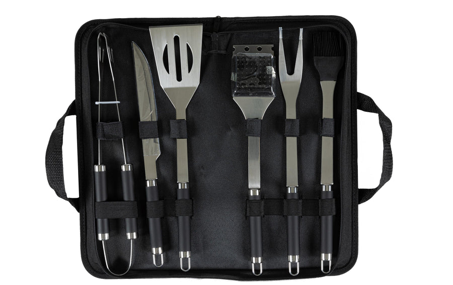 COCON Grillbesteck Set Edelstahl 6-teilig Silber Grills & Feuerstellen COCON