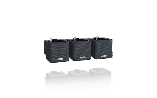 Lechuza Blumentopf Green Wall Home Kit CO Schwarz