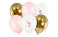 Partydeco Luftballon One Pastellpink Ø 30 cm, 6 Stück