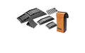 froli Auffahrkeil Set 9-teilig schwarz, 9-teiliges Set, inkl. Tasche