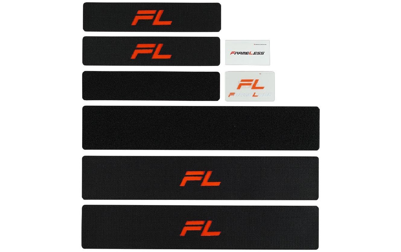 FRAMELESS Rahmenloser Nummernhalter Set für 2 Fahrzeuge