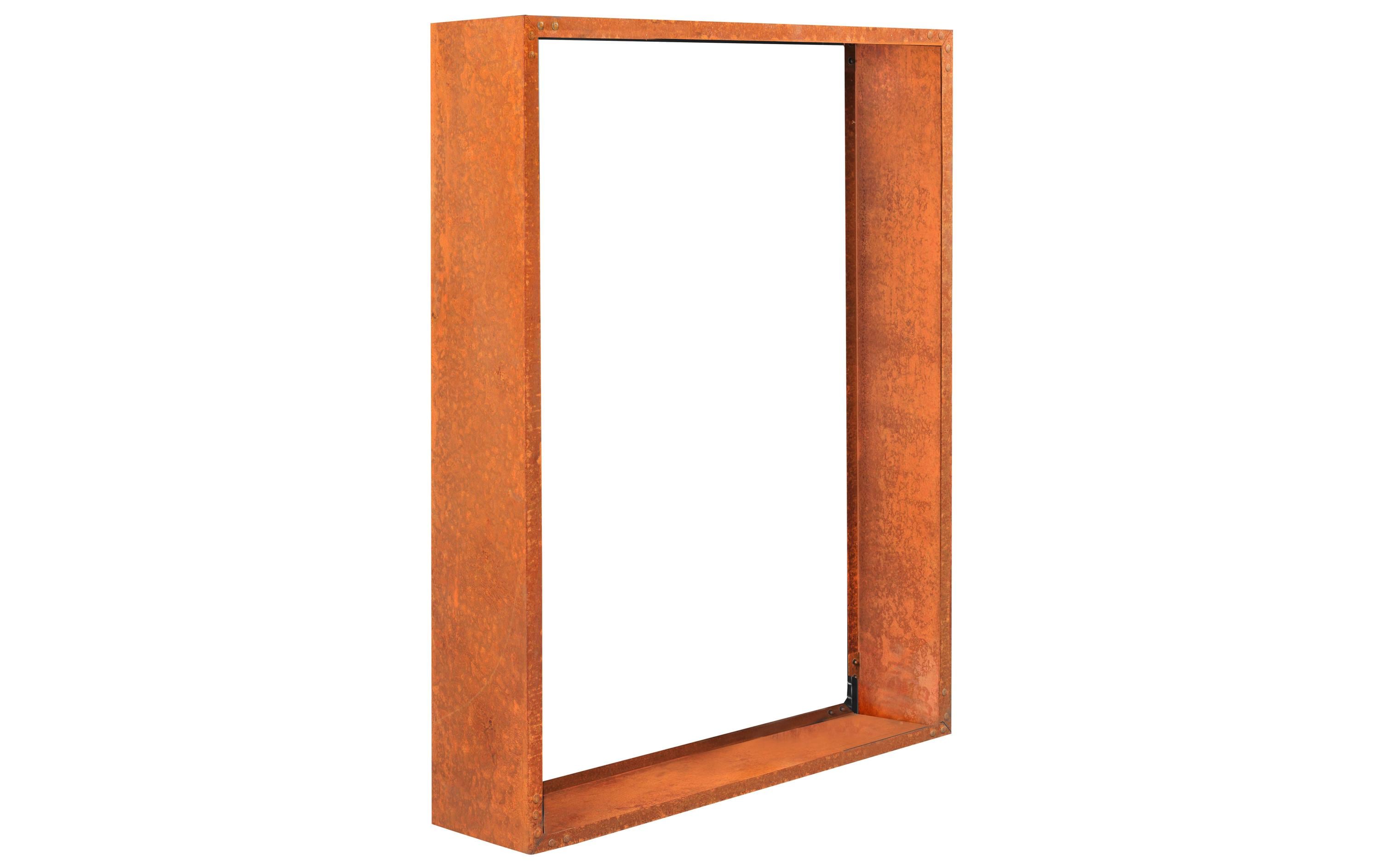 Innovesta Kaminholzregal Corten rostbraun 144x35x180 cm Garteneinrichtung Innovesta