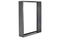 Kaminholzregal Metall schwarz wetterfest 144x35x180 cm Garteneinrichtung Innovesta