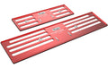 GREY SHEEP. Kennzeichenhalterset ProFrame 2, KFZ-lang, Velocity Red